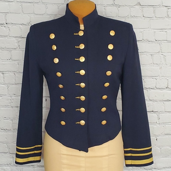 Karen Kane Jackets & Blazers - Vintage Military Style Cropped Jacket size 4